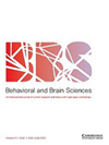 BEHAVIORAL AND BRAIN SCIENCES雜志封面